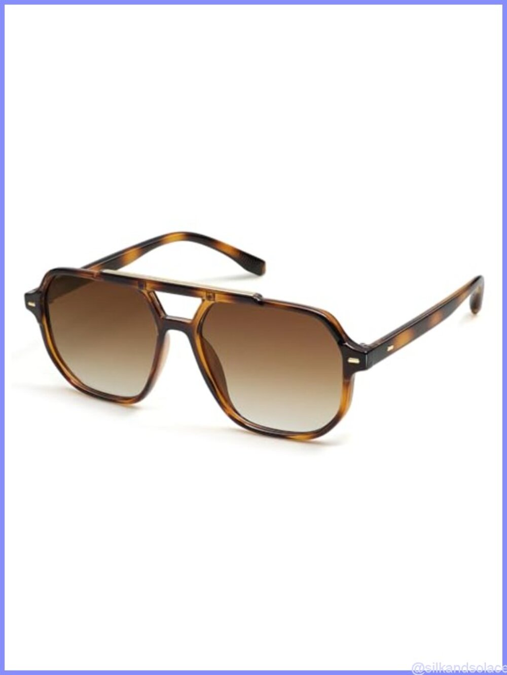 Retro Trendy Aviator Sunglasses Polarized UV400 Shield